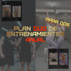 Plan duo de entrenamiento anual
